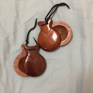 Wood castanets bought in Spain
